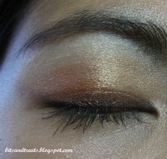 maybelline diamond glow copper brown palette wedding eotd, by bitsandtreats