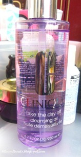 clinique take the day off cleansing oil, by bitsandtreats