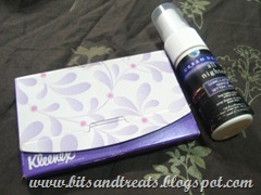 kleenex oil blotting films and UD all nighter, by bitsandtreats