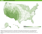 United States Solar Radiation Map