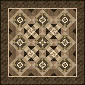serendipity merge quilt taupe