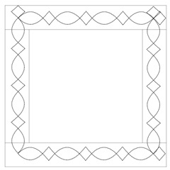 eq border stencil