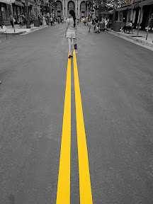 Girl Walking Alone