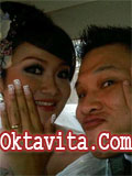Foto Pernikahan Cici Panda dan Marcel Aditya