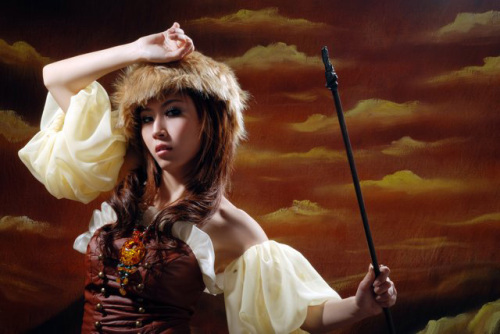 美眉日报 张颖~游戏美女COS射雕女郭靖 美眉日报 53923f00x6ca83620a823 张颖~游戏美女COS射雕女郭靖