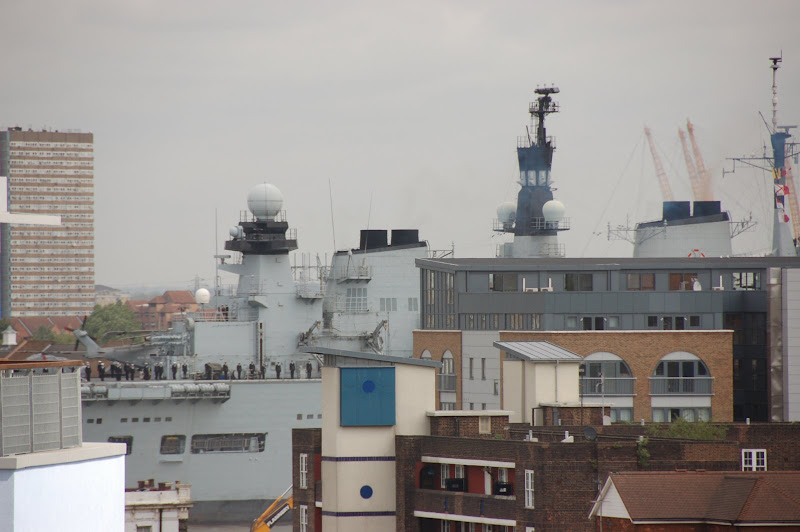 Giving a good idea of the size of this relatively small carrier