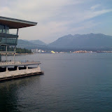 The new convention center. And some water.