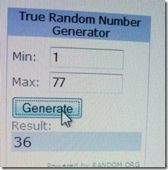 Random generator 36