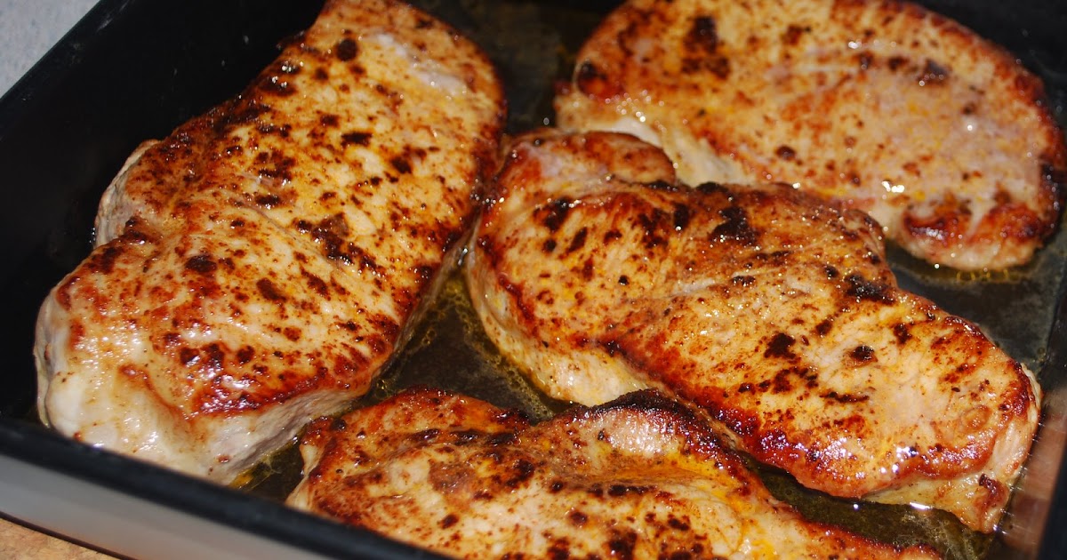 The Kitchen Canister Easy Pork Chops and Asparagus