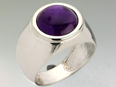 Round Silver Ring with Various Crystal Stones Round Silver Ring with Various Crystal Stones