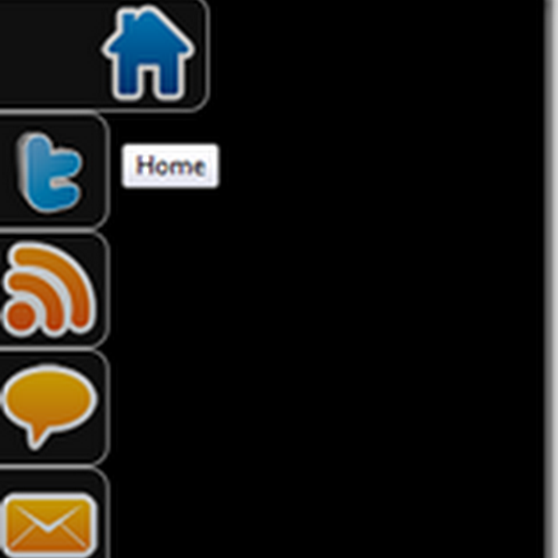 Ícones Fixos Com Efeito JQuery no Blogger