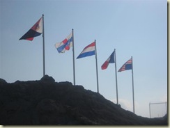 St Maarten - US Flag upside down (Small)