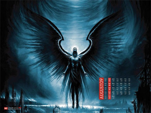 [Fantasy widescreen desktop wallpaper Calendar August 2009[6].jpg]