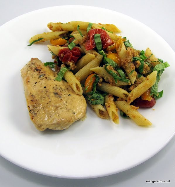 Chicken with Goat Cheese Sauce