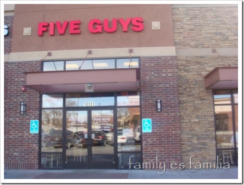 five guys sandy