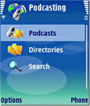 使用Symbian S60的Podcast功能 使用Symbian S60的Podcast功能