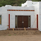 Front door posts/ledger install 9/13