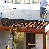 First tile laid - master BR 9/26