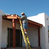 Front porch gable cap install 10/4