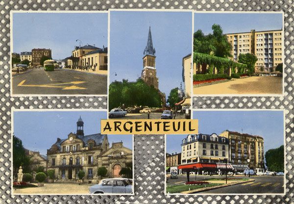 Cartes Postales Pop et  Kitsch des années 50, 70 et 70 villes pas funky / (un) funky towns