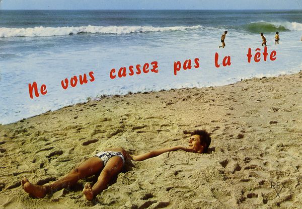 Cartes Postales Pop et  Kitsch des années 50, 70 et 70 Avec un peu d'aide de nos amis - Pop and kitsch vintage postcards from the fifties, the sixties and the seventies With a litte help from our friends