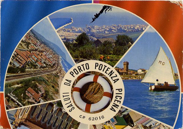 Cartes Postales Pop et  Kitsch des années 50, 70 et 70 - Pop and kitsch vintage postcards from the fifties, the sixties and the seventies : Fenêtres sur la mer