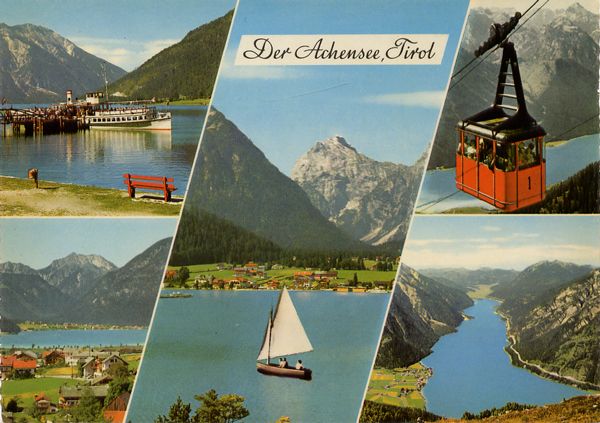 Cartes Postales Pop et  Kitsch des années 50, 70 et 70 - Pop and kitsch vintage postcards from the fifties, the sixties and the seventies : Fenêtres sur campagne