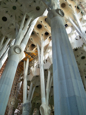 Interior of Sagrada Familia