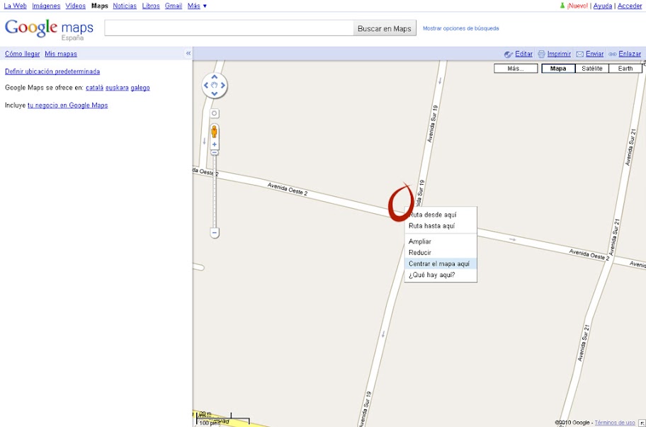 Croquis de ubicación con google map API Croquis de ubicación con google map API