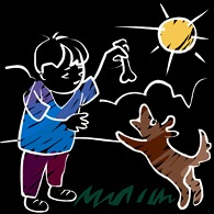 boy-dog