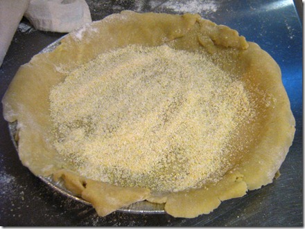 Espolvorea con pan molido o corn meal Espolvorea con pan molido o corn meal