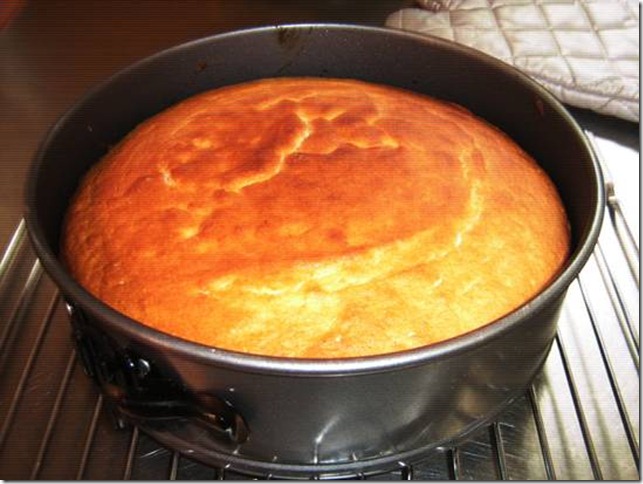 Molde de 23 cm BIZCOCHO DE QUESO Y NARANJA