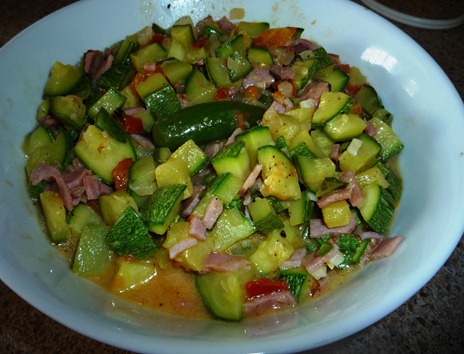 CALABACITAS CON JAMÓN CALABACITAS CON JAMÓN