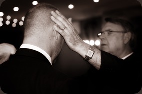 Groom receiving blessing during wedding - Joretha Taljaard Wedding Photography