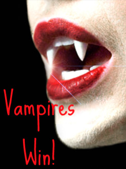 vamps win with shiny teeth