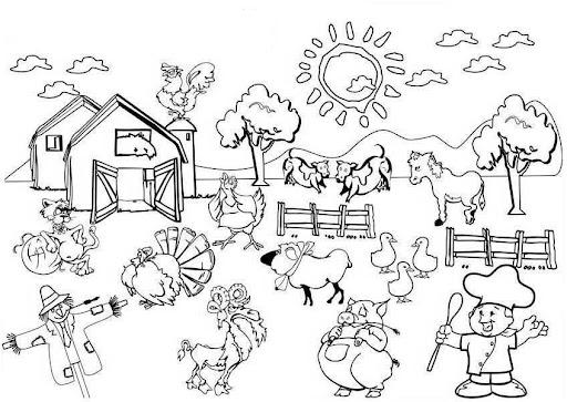 Comunidad Rural Colorear Imagui