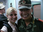 we were guarded by army men