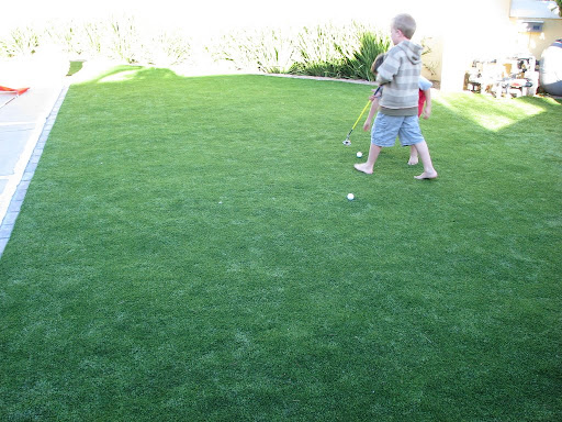 synthetic grass playground