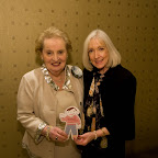 First Lady Ginger Beebe with Secretary Madeleine Albright