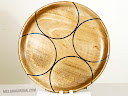 SOLD! - Malibu: Maple & resin, 14in. diam.
