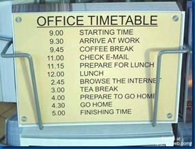 office-timetable