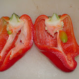 Impregnated bell pepper!