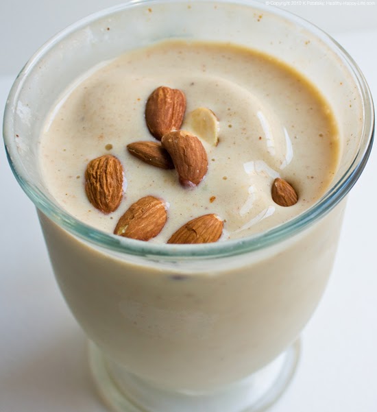 Almond Butter Banana Smoothie. Easy Energy! Vegan Recipe