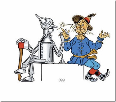 scarecrow and tin man scarecrow and tin man