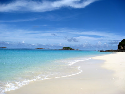 Beach at Tsarabanjina resort in Madagascar