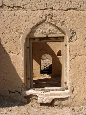 Ruined buildings in Tanuf Oman