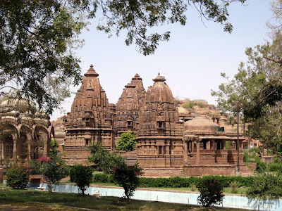 Monkey garden temple in Jodhpur