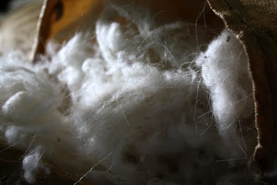 Wool at the Altai Cashmere factory in Ulaanbaatar Mongolia