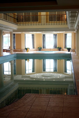 Pool at the Terelj Hotel and Tereljmaa Spa in Mongolia