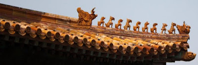 Rooftop in the Forbidden City in Beijing China